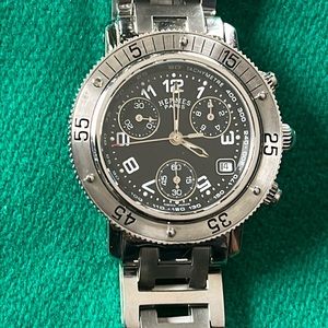 HEREMES stainless steel clipper diver watch.